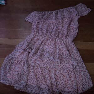 Floral Pink  Dress